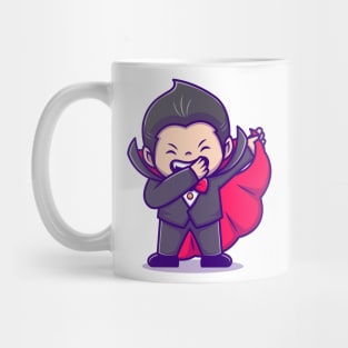 Cute Dracula Dabbing Mug